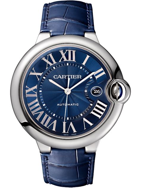 ballon bleu de cartier watch 42 mm steel|cartier ballon bleu 36mm quartz.